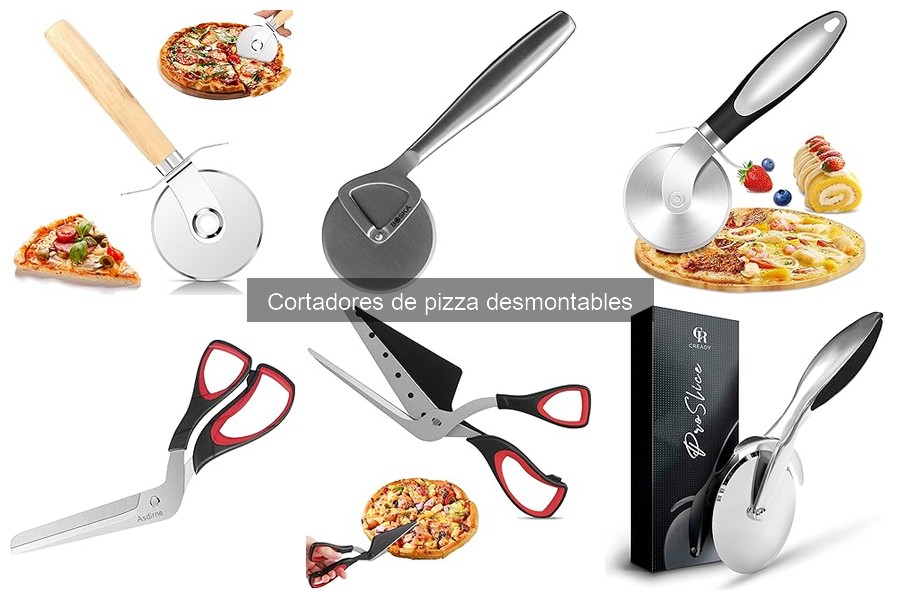 Mejores cortadores de pizza desmontables: comparativa 2023