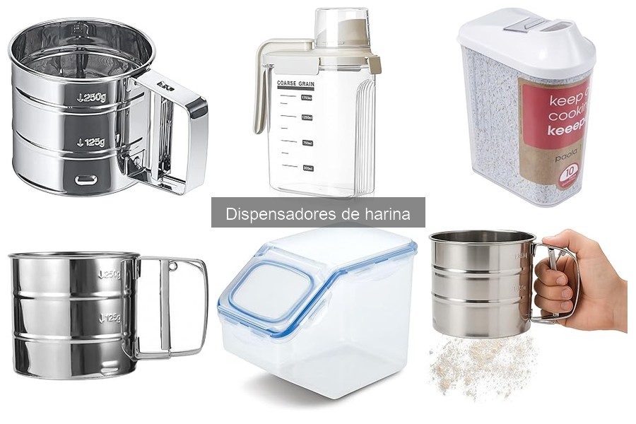 Mejores dispensadores de harina para cocina doméstica