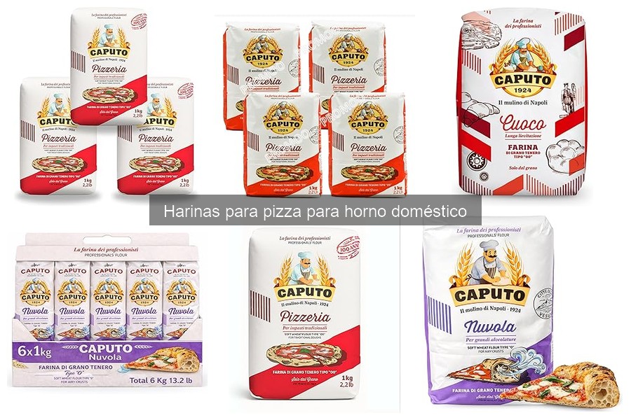 Mejores harinas para pizza en horno doméstico: guía completa