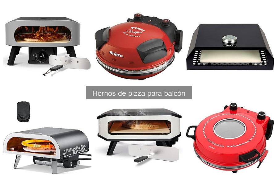 Mejores hornos de pizza para balcón: opciones recomendadas