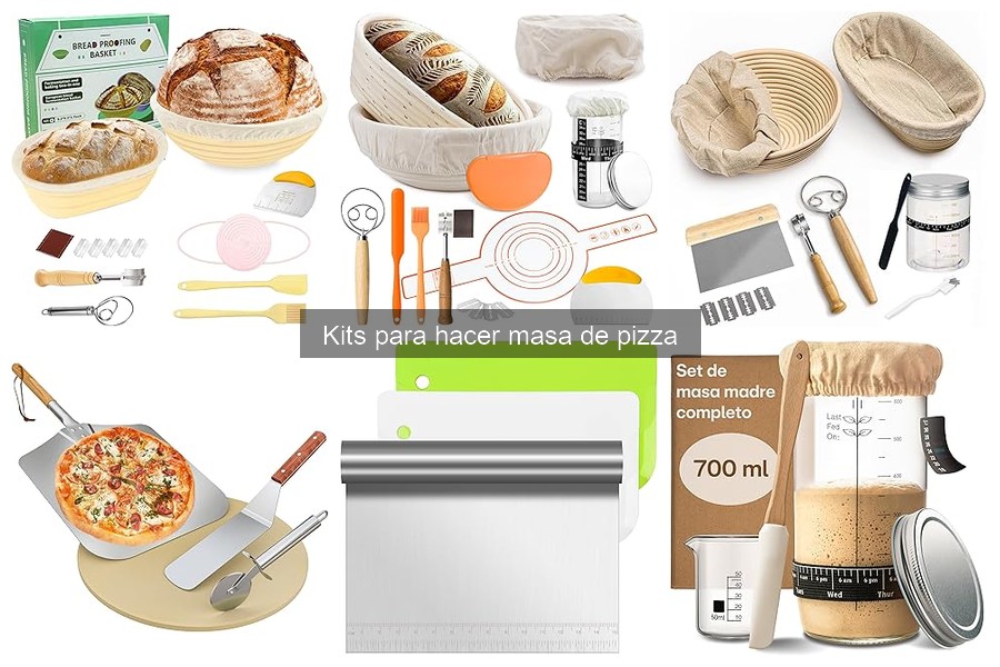 Mejores kits para hacer masa de pizza 2023: Comparativa