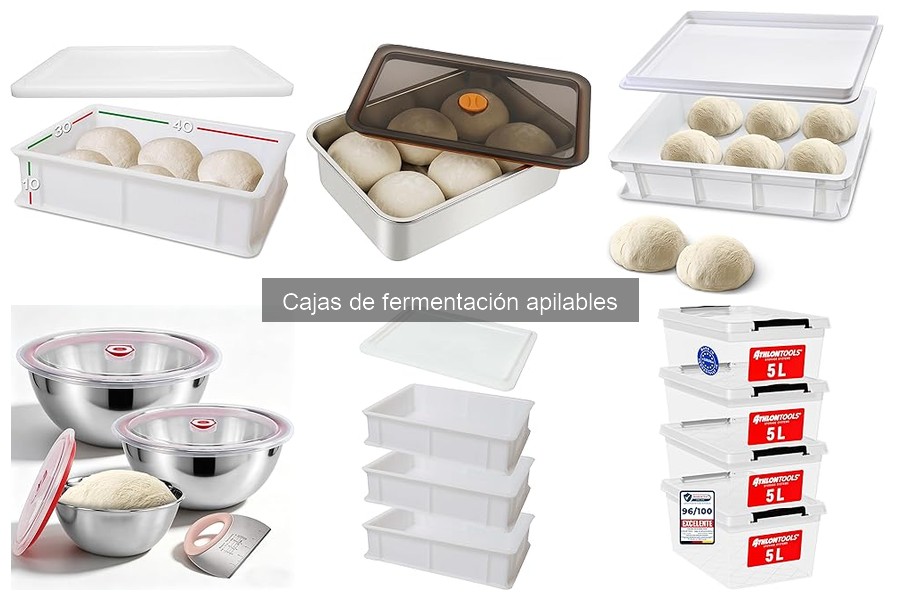 Mejores marcas de cajas de fermentación apilables para pizza
