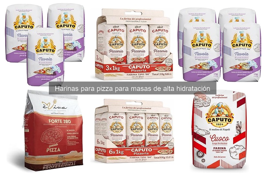 Mejores marcas de harinas para pizza de alta hidratación