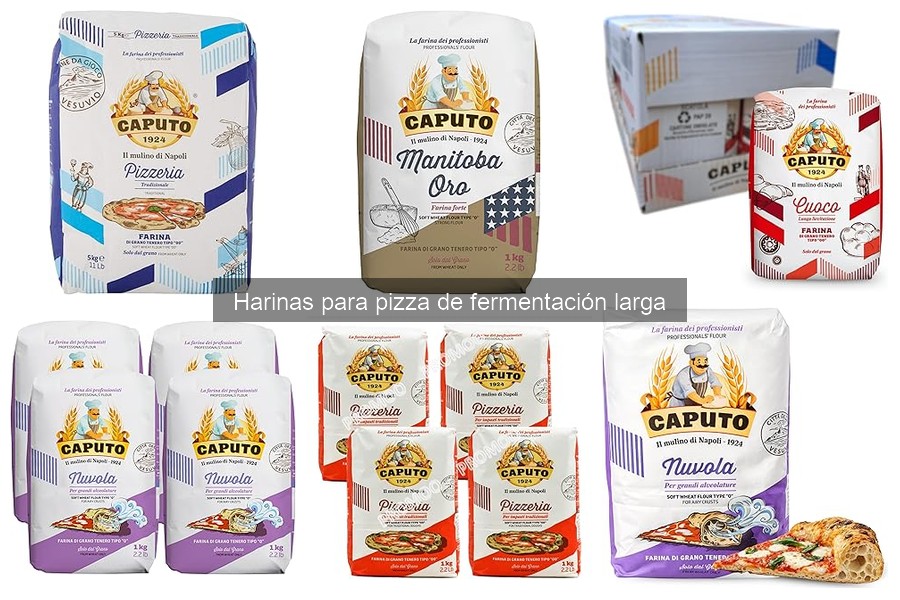 Mejores marcas de harinas para pizza de fermentación larga