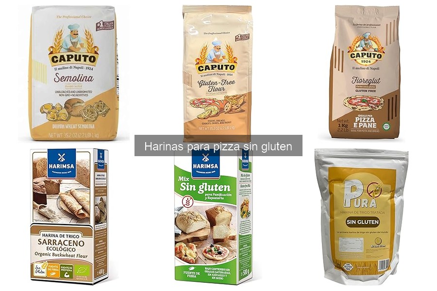 Mejores marcas de harinas para pizza sin gluten en 2023