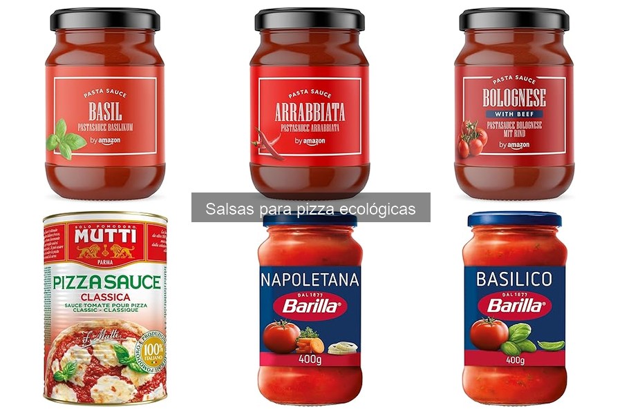 Mejores marcas de salsas para pizza ecológicas 2023