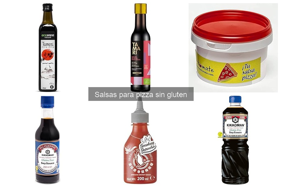 Mejores marcas de salsas para pizza sin gluten