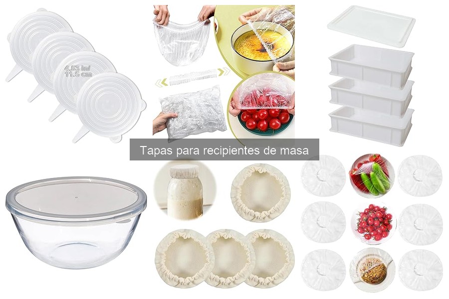 Mejores marcas de tapas para recipientes de masa