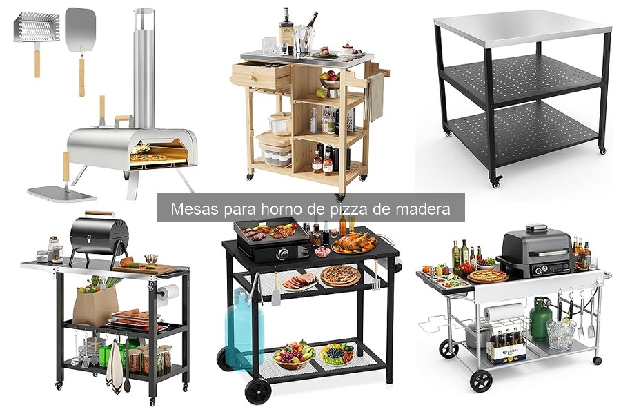 Mejores mesas de madera para horno de pizza en 2023