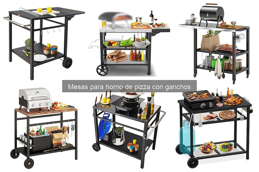 Mejores mesas para horno de pizza con ganchos en 2023