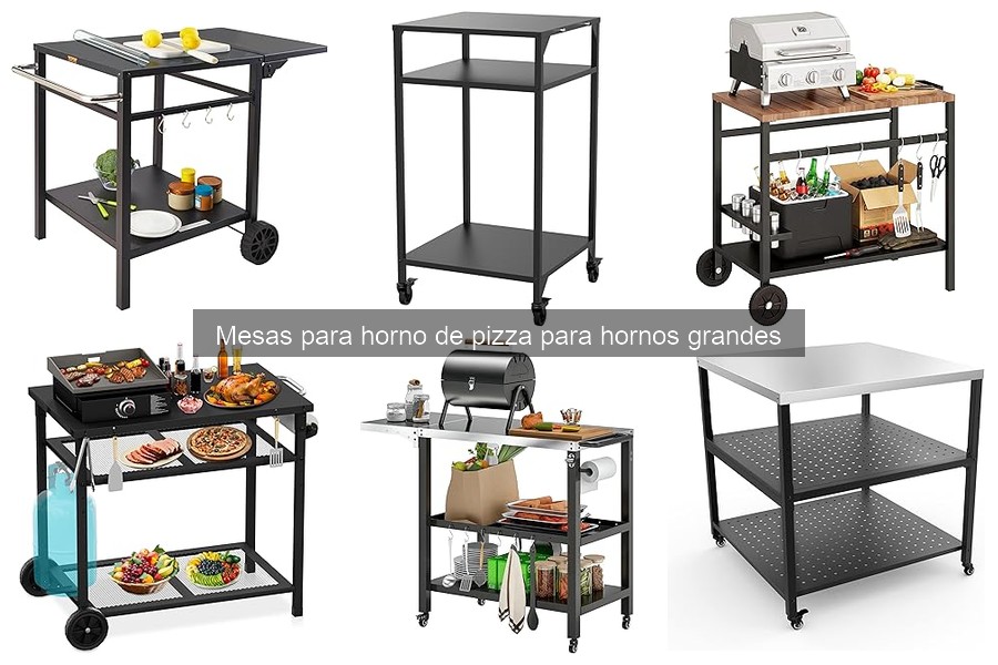 Mejores mesas para horno de pizza grandes 2023: comparativa