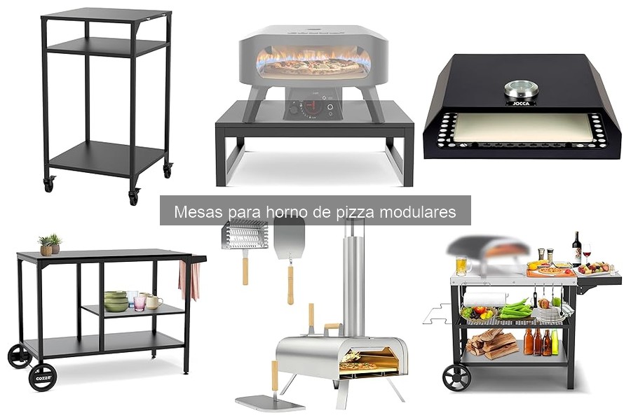 Mejores mesas para horno de pizza modulares en 2023