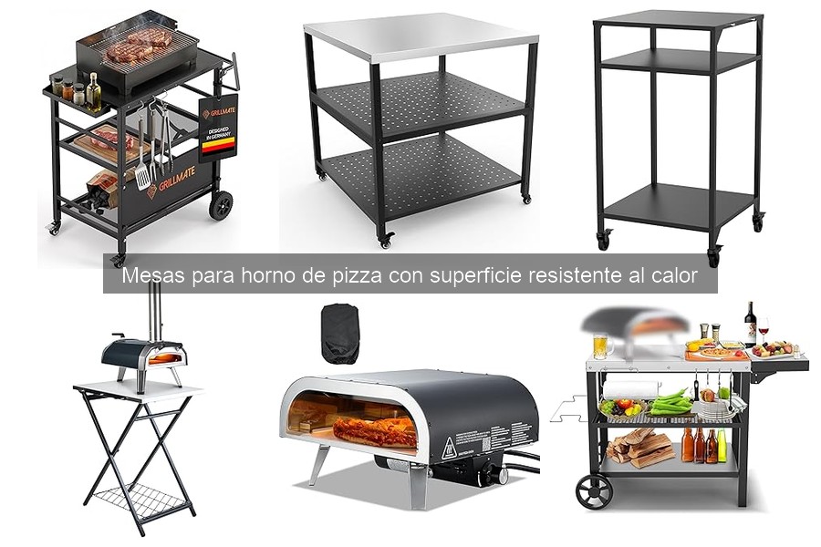 Mejores mesas para horno de pizza según su uso