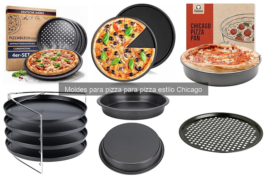 Mejores moldes para pizza estilo Chicago: comparativa 2023