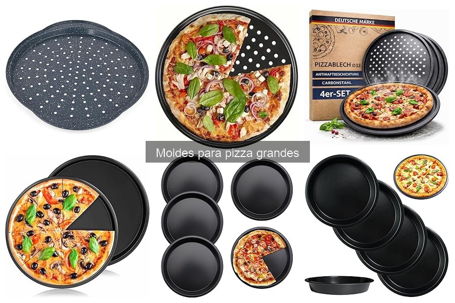 Mejores moldes para pizza grandes para horno de leña
