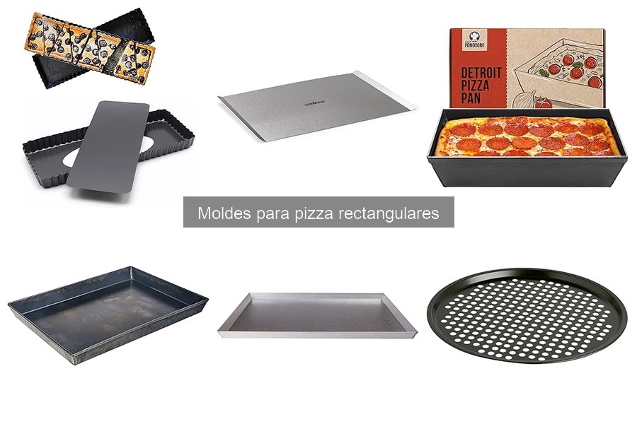 Mejores moldes para pizza rectangulares: comparativa 2023