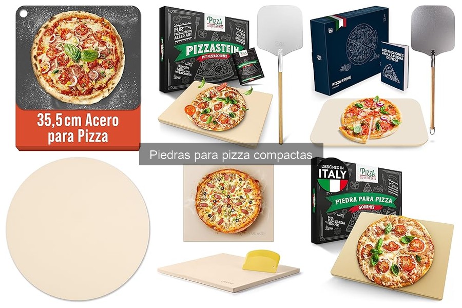 Mejores piedras para pizza compactas: comparativa y análisis
