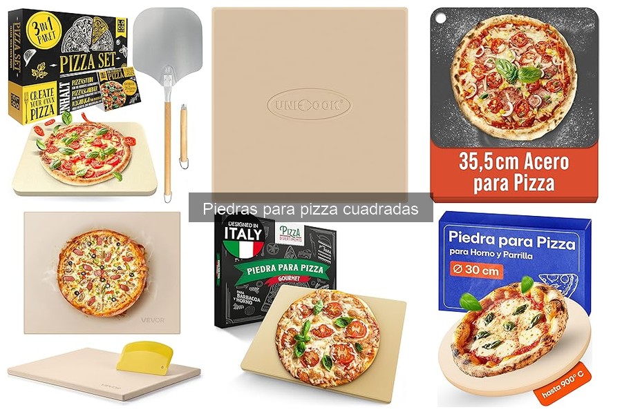 Mejores piedras para pizza cuadradas en 2023