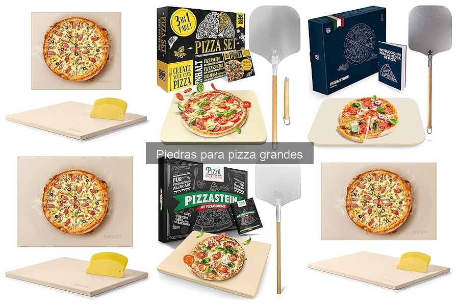Mejores piedras para pizza grandes en el mercado 2023