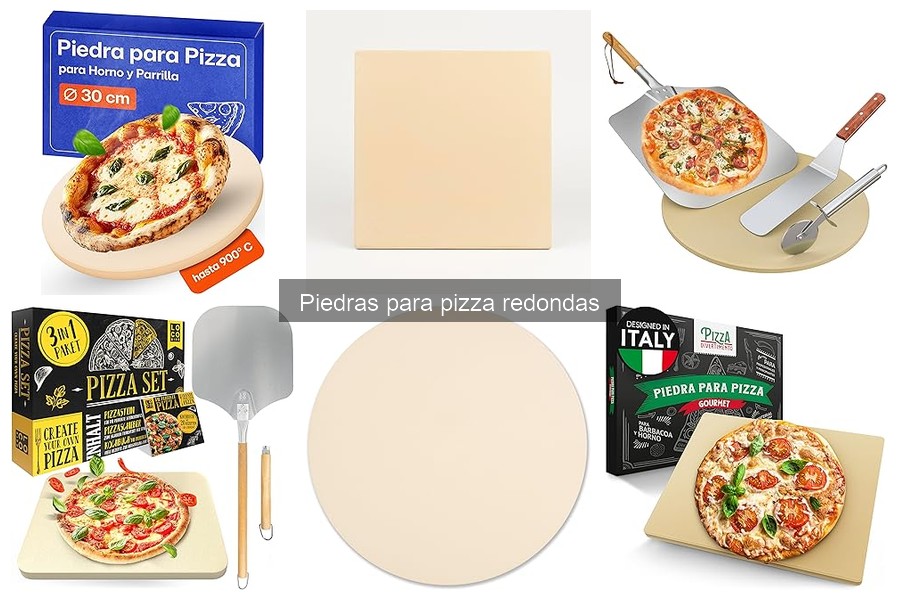 Mejores piedras para pizza redondas: guía de compra