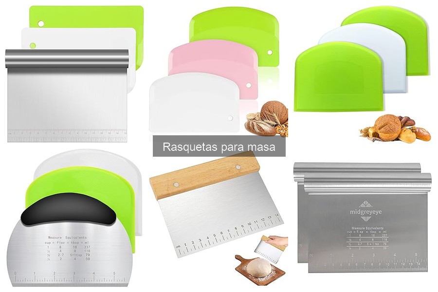 Mejores rasquetas para masa según opiniones de usuarios