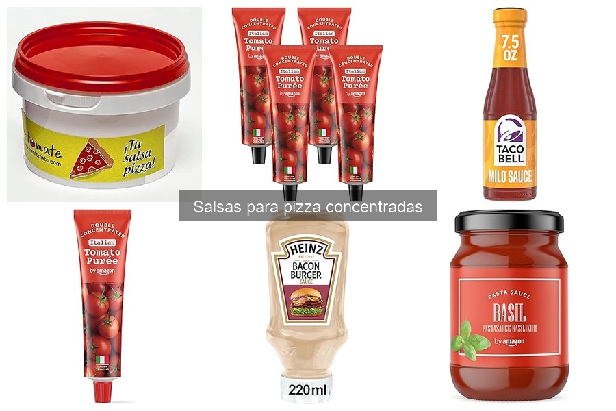 Mejores recetas con salsas para pizza concentradas