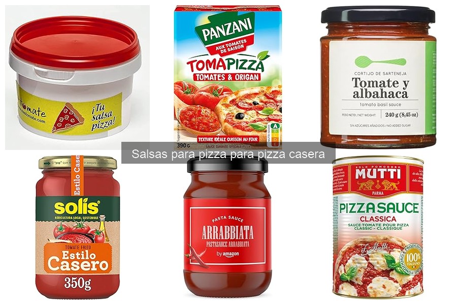 Mejores salsas para pizza: comparativa de opciones populares