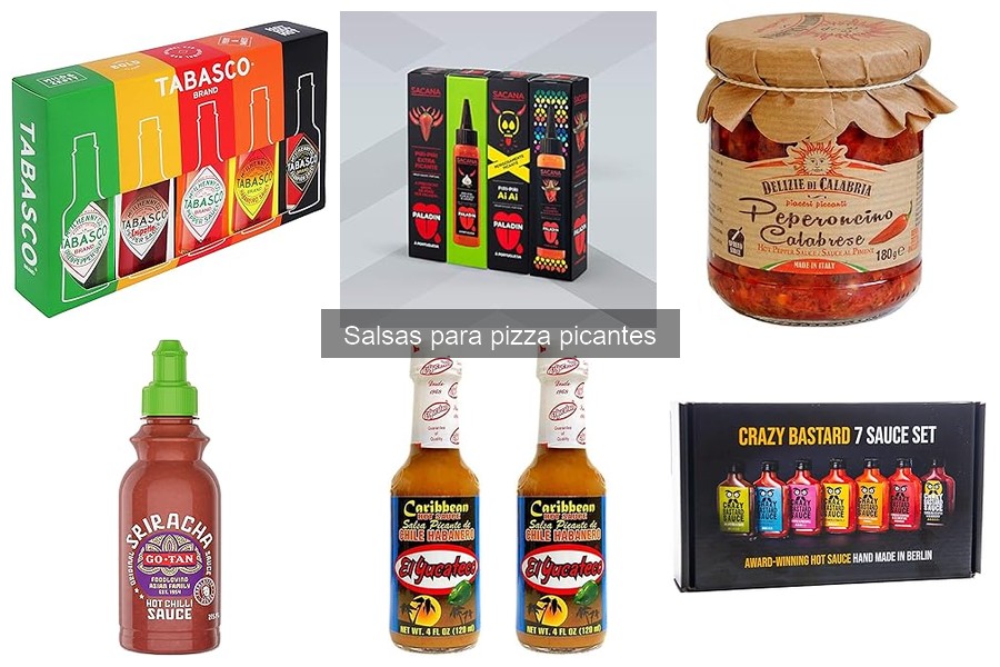 Mejores salsas para pizza picantes en Amazon 2023