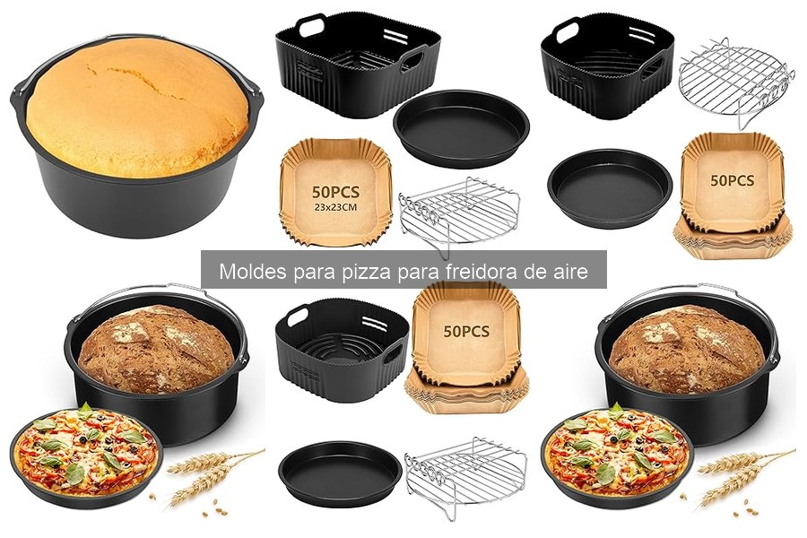 Moldes para pizza en freidora de aire: beneficios y características