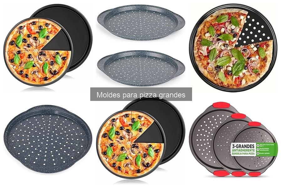 Moldes para pizza grandes: mejores opciones para disfrutar