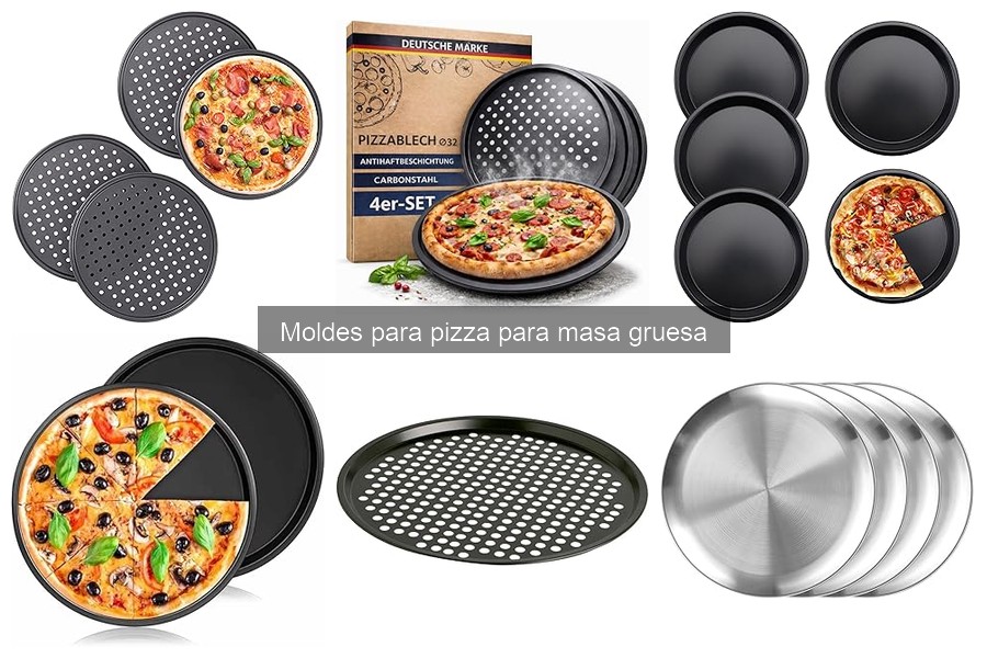 Ofertas en moldes para pizza de masa gruesa: precios y opciones