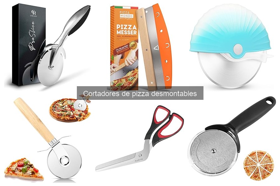 Opiniones de usuarios sobre cortadores de pizza desmontables