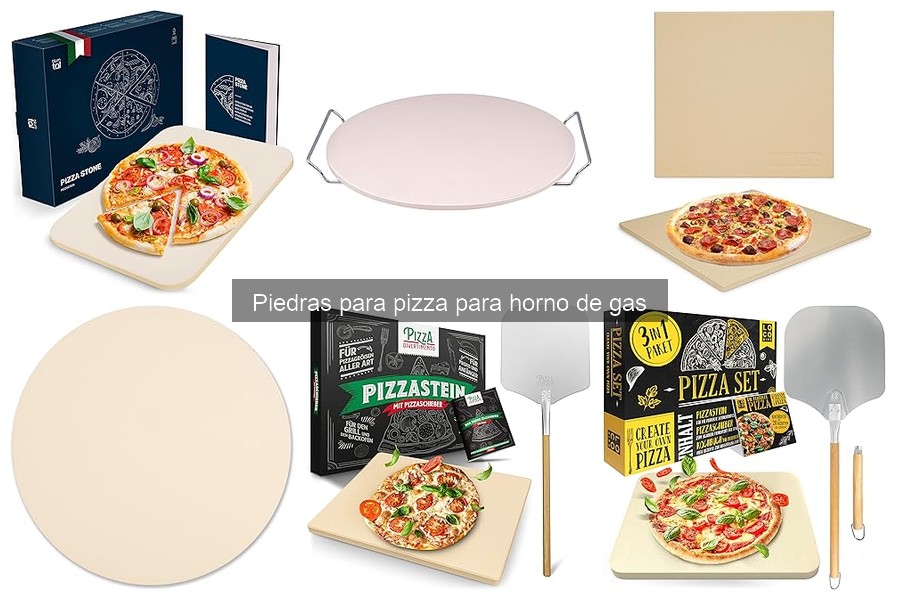 Opiniones de usuarios sobre piedras para pizza en horno de gas