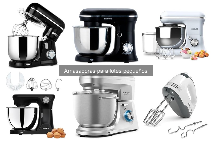 Opiniones sobre amasadoras para lotes pequeños: ¿Cuál elegir?