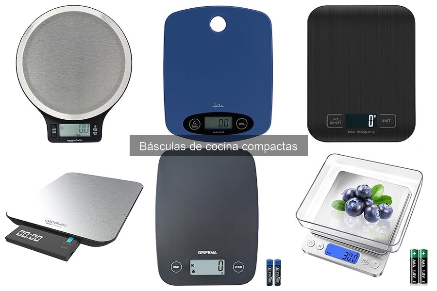 Opiniones sobre Básculas de Cocina Compactas 2023