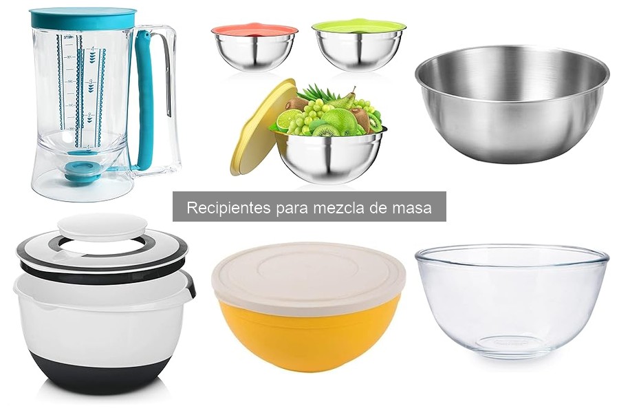 Opiniones sobre los mejores recipientes para mezcla de masa