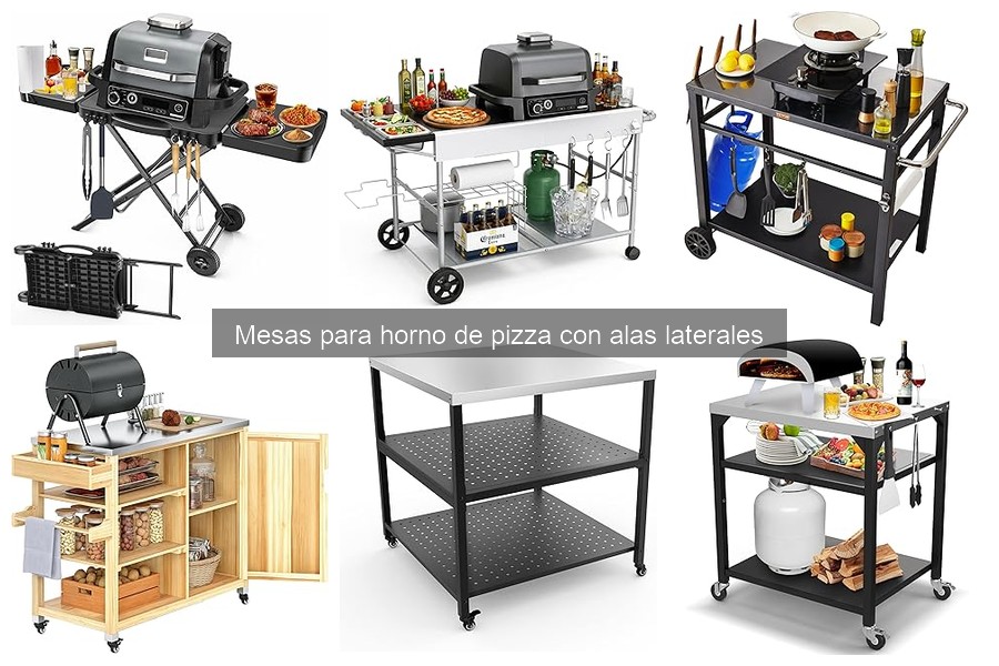 Opiniones sobre mesas para horno de pizza con alas laterales