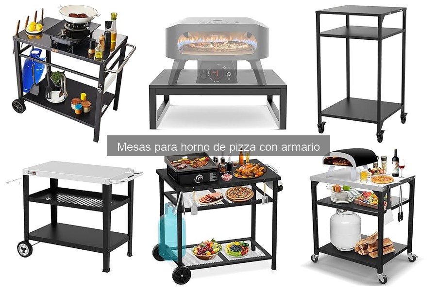 Opiniones sobre mesas para horno de pizza con armario
