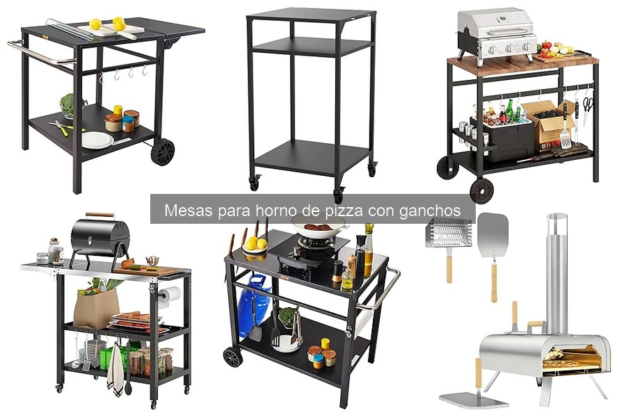 Opiniones sobre mesas para horno de pizza con ganchos