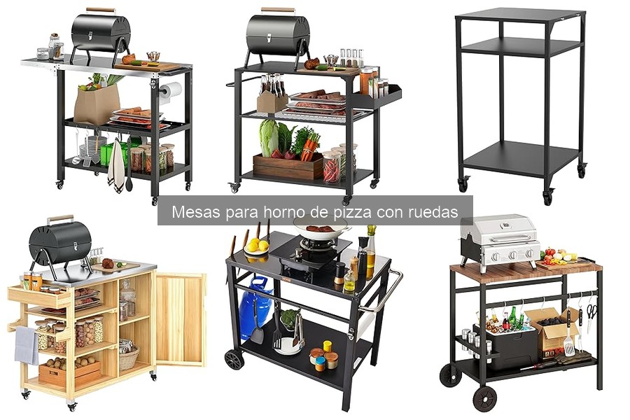 Opiniones sobre mesas para horno de pizza con ruedas