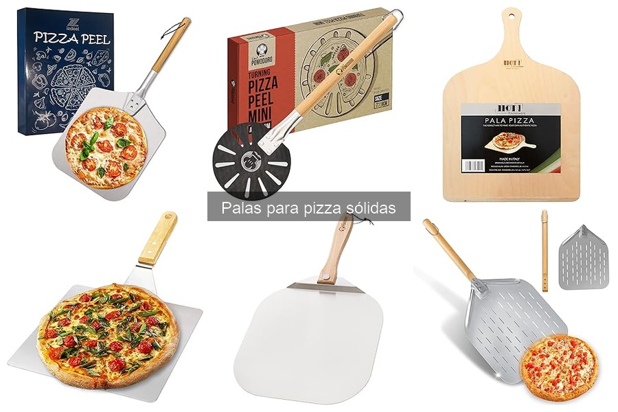 Palas para pizza sólidas vs. de madera: ¿cuál elegir?