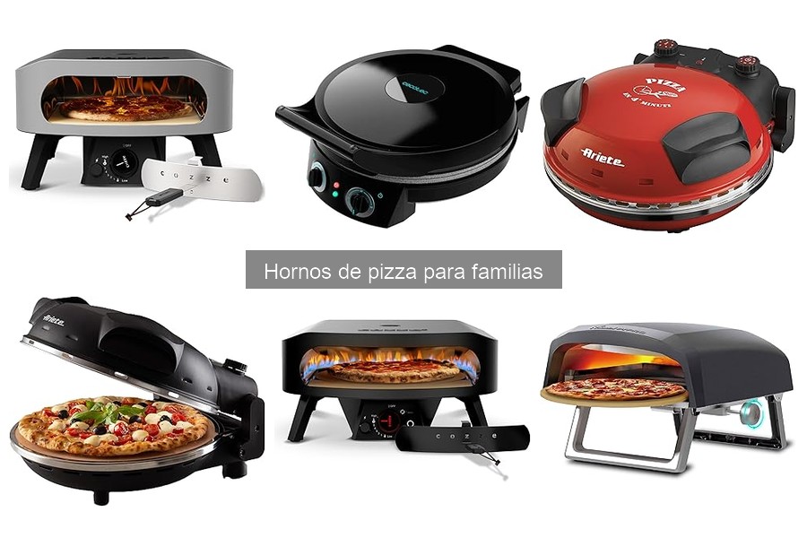 Personaliza tus pizzas con un horno para familias