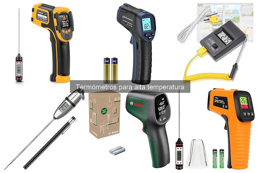 ¿Por qué invertir en un termómetro para alta temperatura?