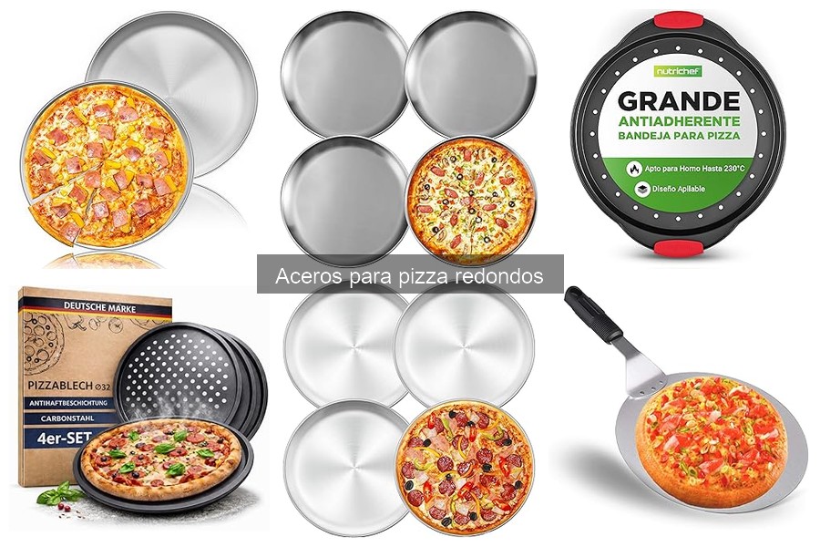 Precio promedio de aceros para pizza redondos en 2023