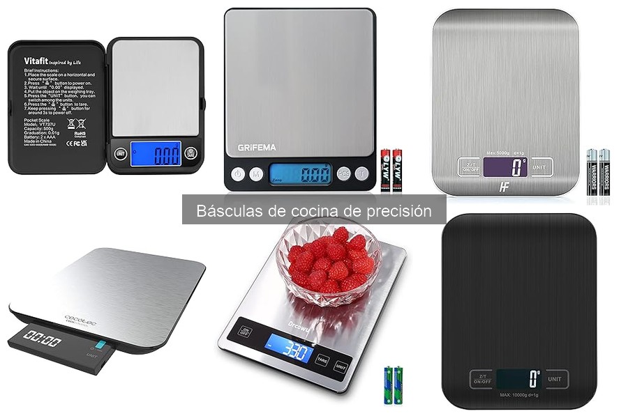 Precio promedio de básculas de cocina de precisión