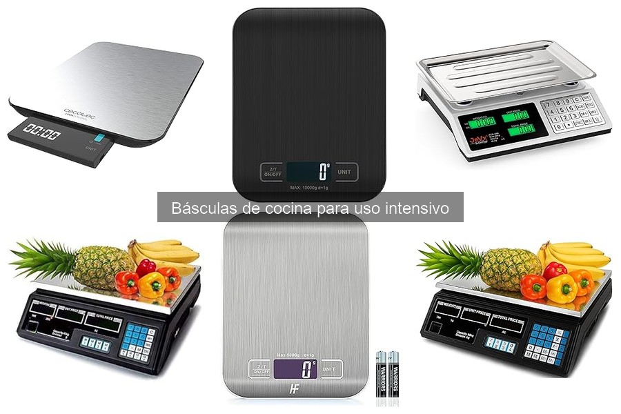 Precios de básculas de cocina para uso intensivo en 2023