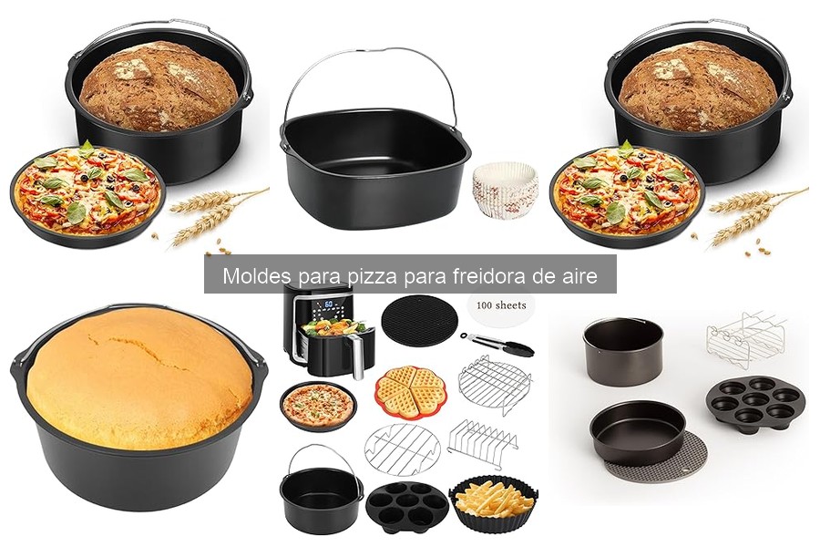 Precios de moldes para pizza en freidora de aire 2023