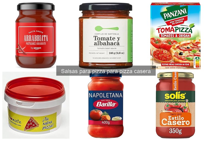 Precios de salsas para pizza en tiendas y delivery