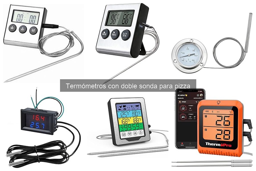 Precios de termómetros de doble sonda para pizza: guía económica