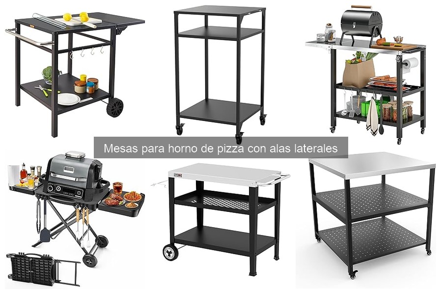 Precios promedio de mesas para horno de pizza con alas laterales